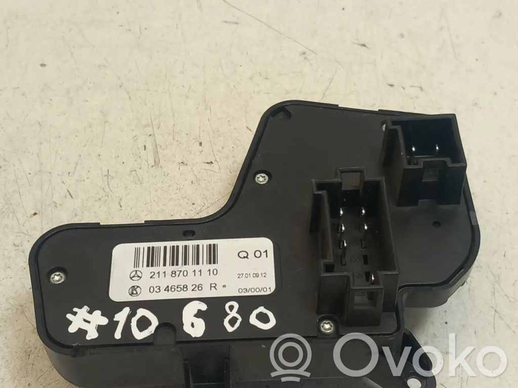 Interruptor de control del asiento   A2118701110,2118701110