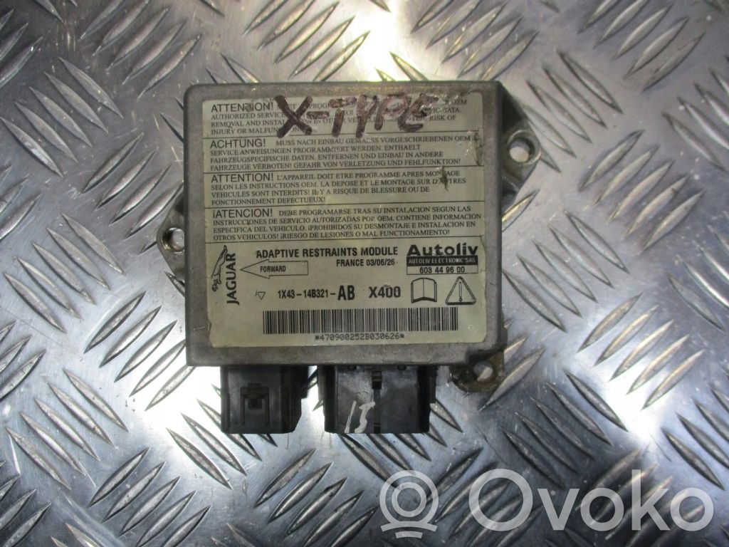 Jaguar X-Type Airbag control unit/module 