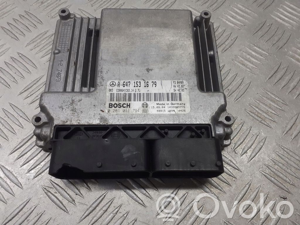 Engine control unit/module   A6471531679
