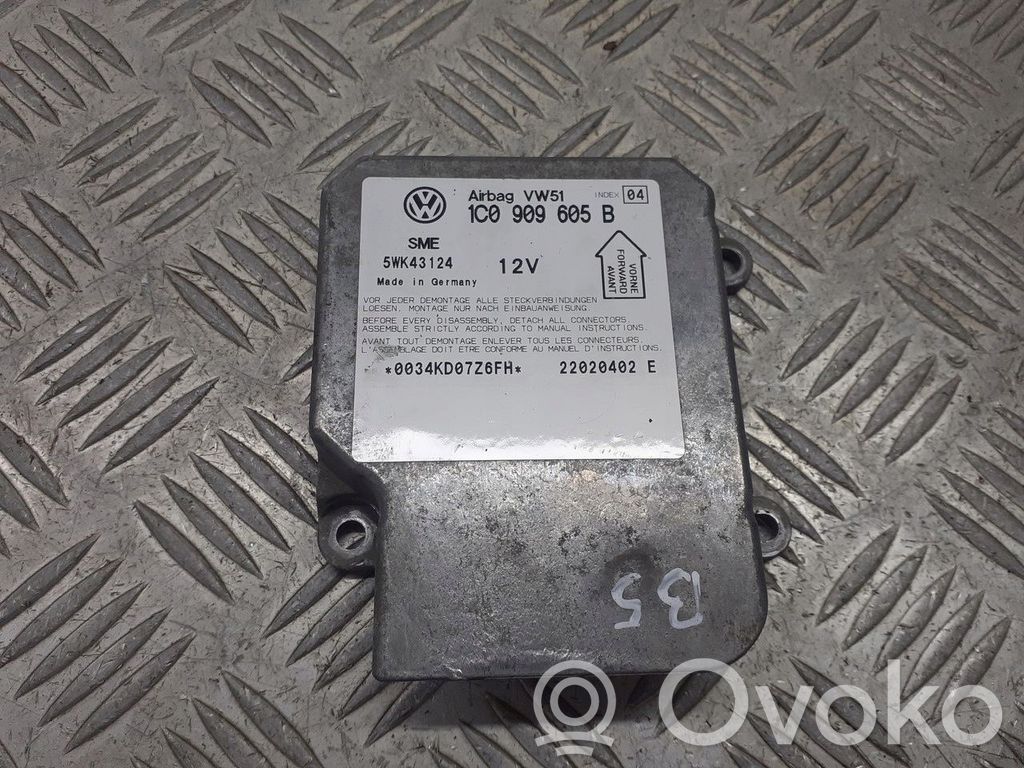Volkswagen PASSAT B5.5 Unitate/modul de comandă airbaguri 