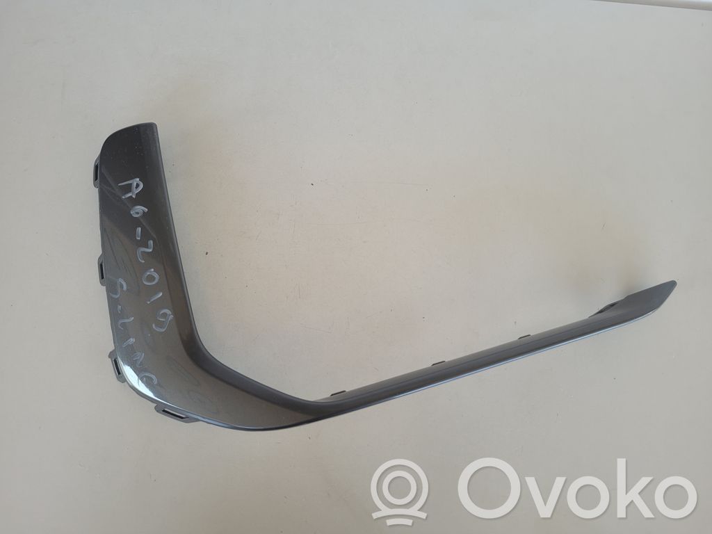 Audi A6 S6 C8 4K Front bumper splitter molding 
