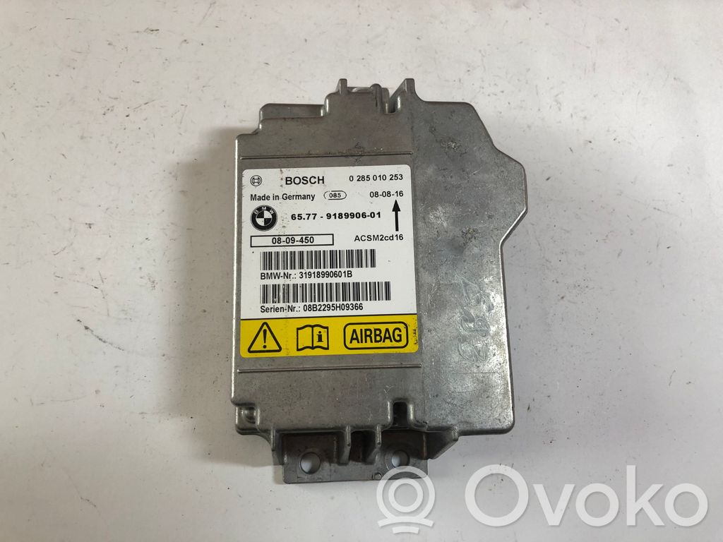 Sterownik / Moduł Airbag   9189906,6577918990601,0285010253,31918990601B