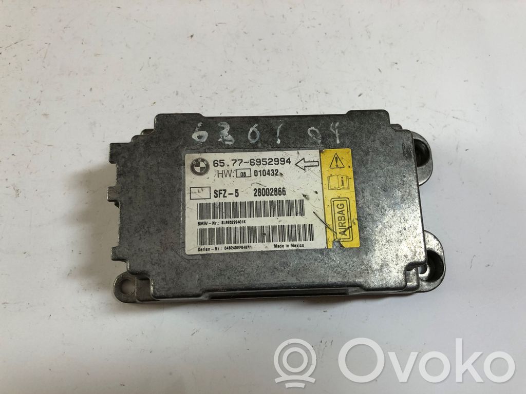 BMW 6 E63 E64 Module de contrôle airbag 
