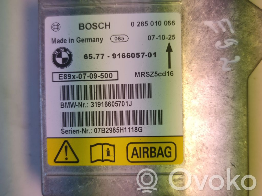 Module de contrôle airbag   9166057,6577916605701