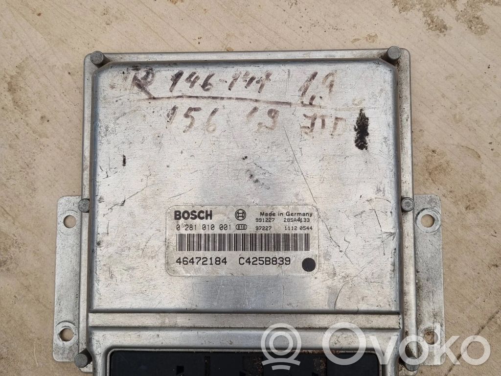 Engine control unit/module   46472184,C425B839,0281010001