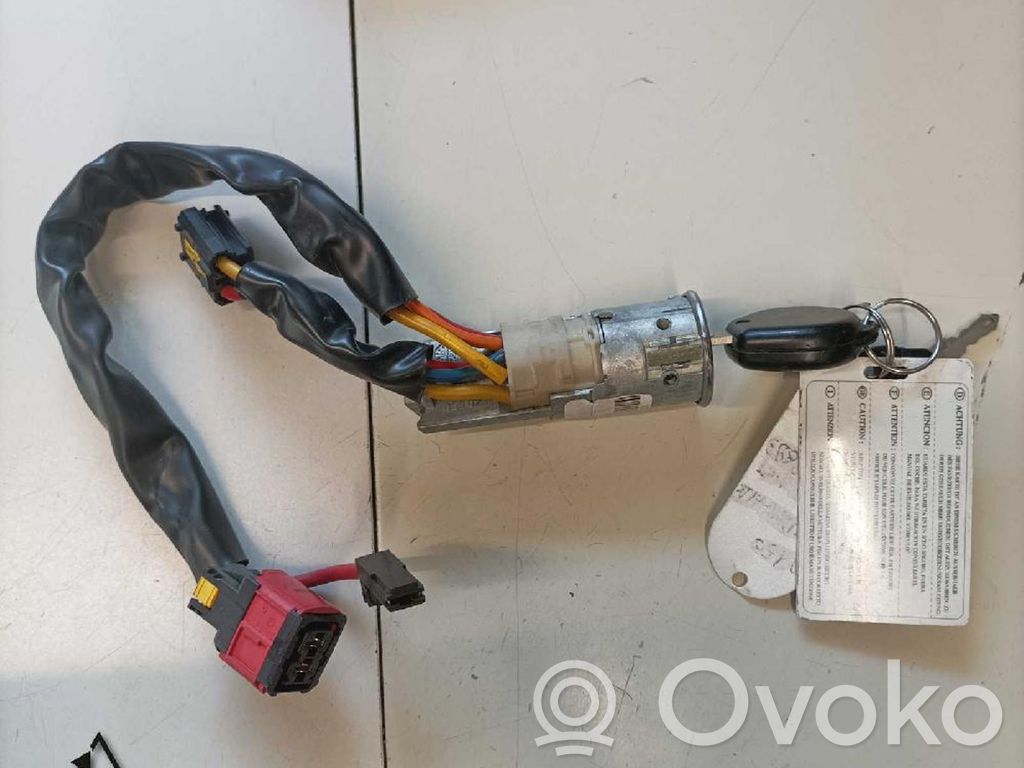 Peugeot 206 CC Verrouillage de commutateur d'allumage 