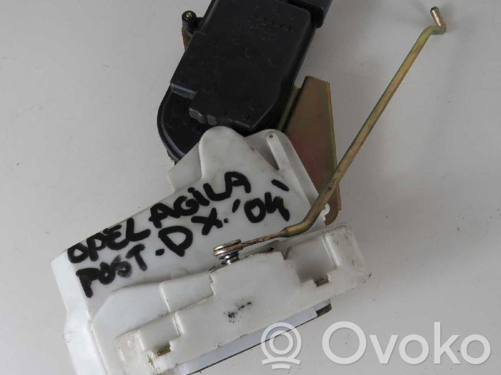 Opel Agila A Rear door lock 