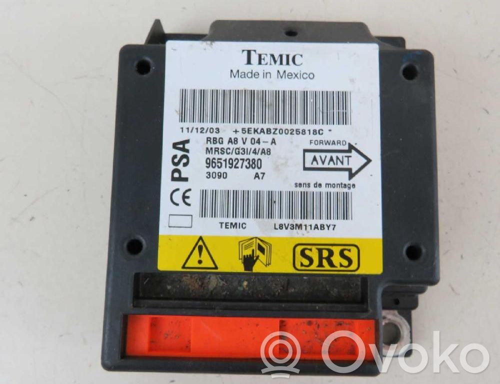 Citroen C3 Airbag control unit/module 