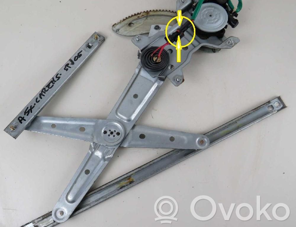 KIA Carens I Front door window regulator with motor 