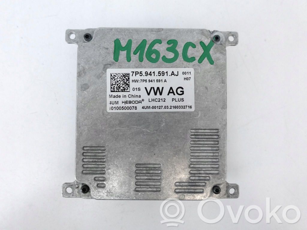 Volkswagen Golf VII Módulo de control de balasto LED 