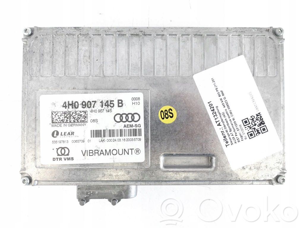 Audi A7 S7 4G Sterownik / Moduł zawieszenia pneumatycznego 
