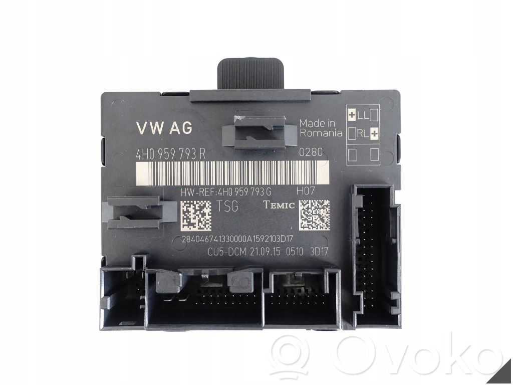 Door control unit/module   4H0959793R,4H0959793,4H0959793G
