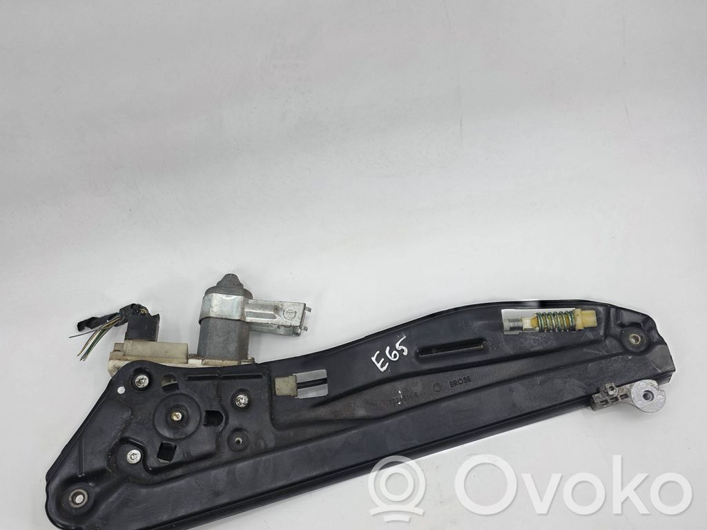 BMW 7 E65 E66 Regulador de puerta trasera con motor 