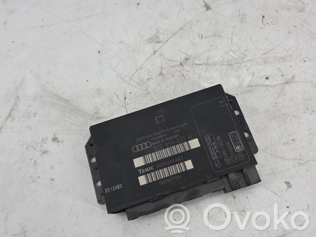 Komforto modulis   8E0959433AC,00597169,8Z0959433AC,00002644B3