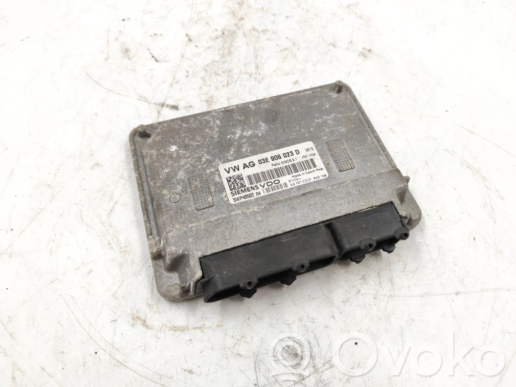 Engine control unit/module   03E906023D,5WP4050204,SM0S91