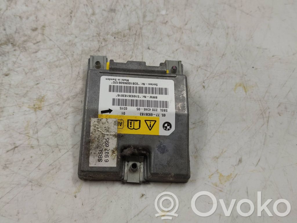 Sensor impacto/accidente para activar Airbag   65776936183,6937695