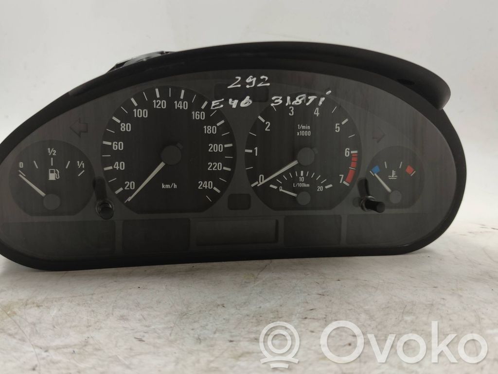 BMW 3 E46 Spidometrs (instrumentu panelī) 