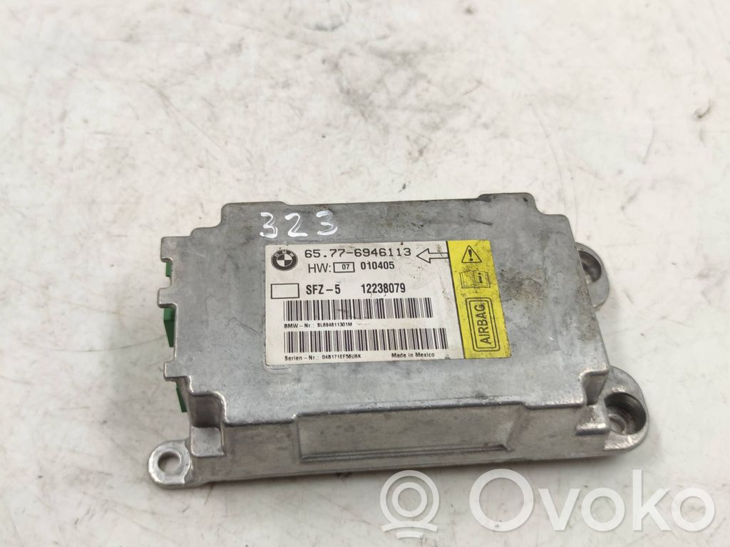 BMW 5 E60 E61 Turvatyynyn ohjainlaite/moduuli 