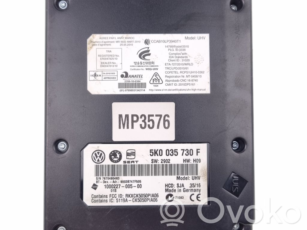 Volkswagen PASSAT B7 Bluetooth control unit module 