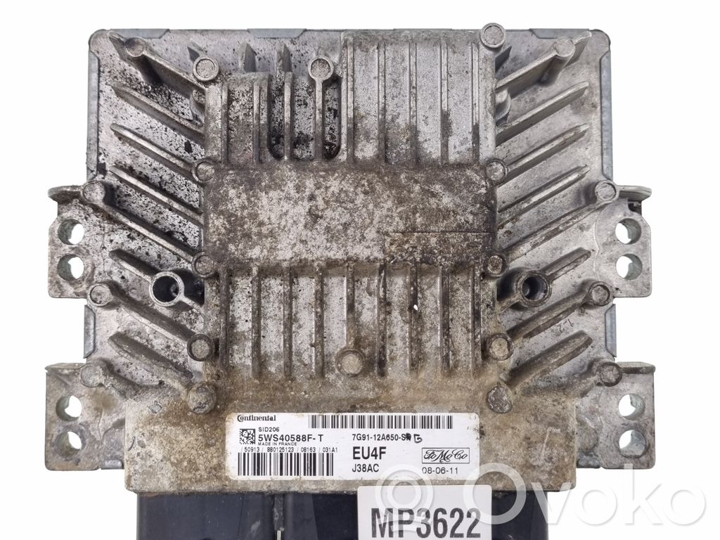 Engine control unit/module   7G9112A650SG,5WS40588FT