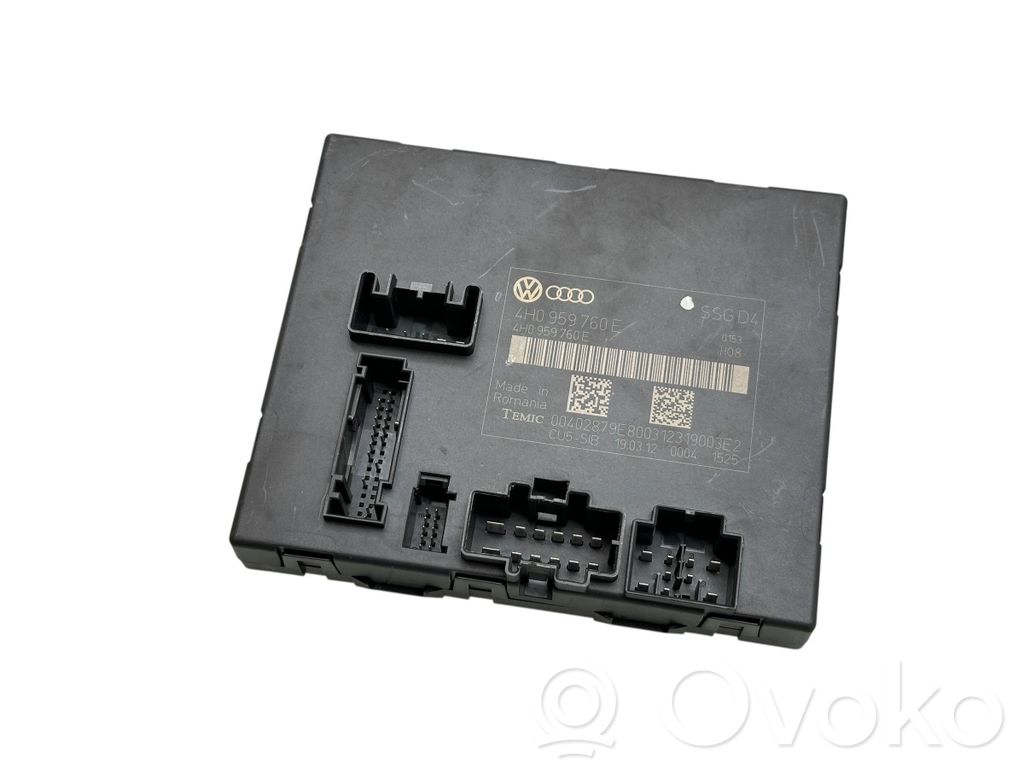 Audi A8 S8 D4 4H Seat control module 