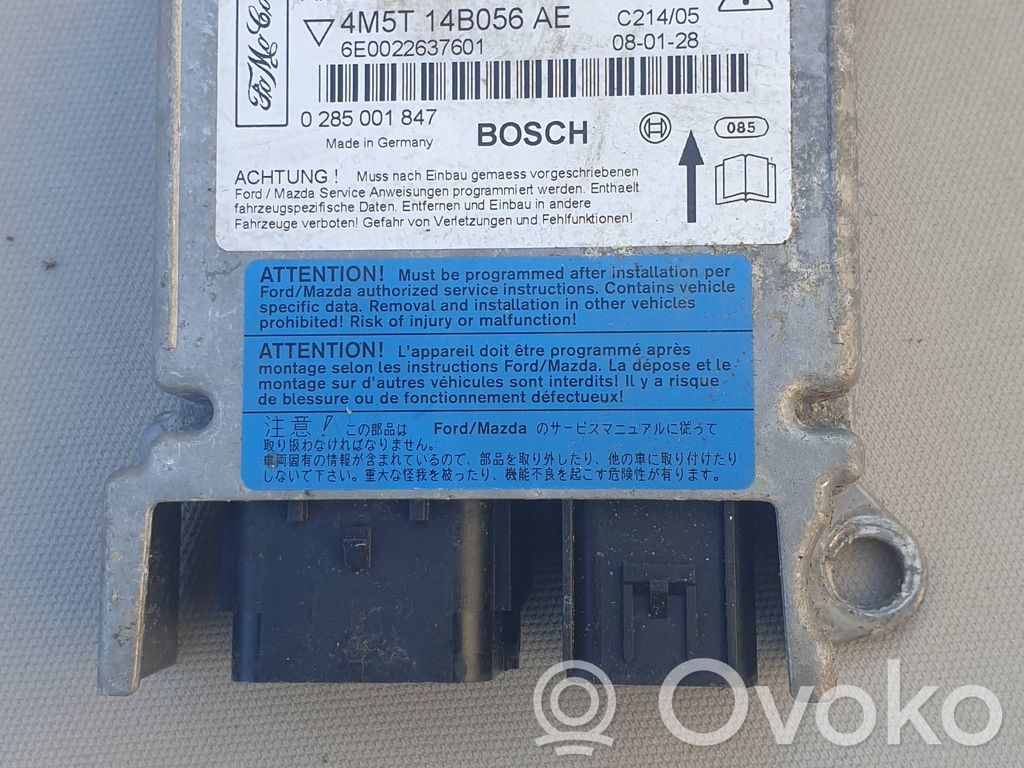 Airbag control unit/module   0285001847,6E0022637601