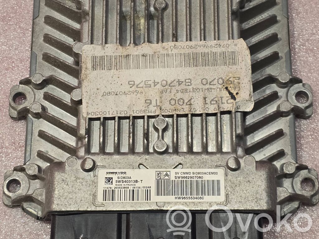 Peugeot 407 Engine control unit/module 