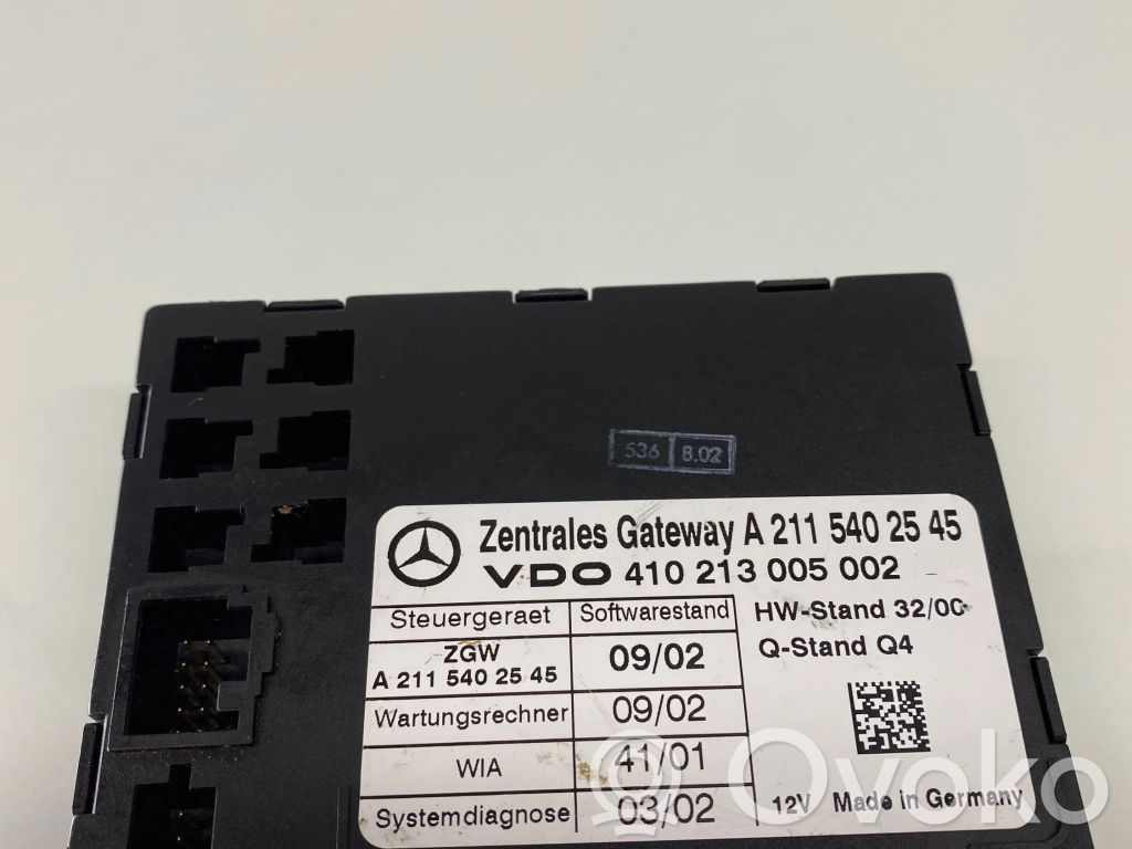 Mercedes-Benz E W211 Gateway control module 