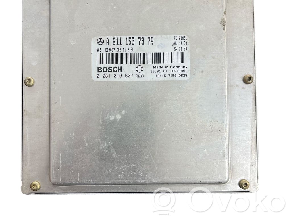 Mercedes-Benz C AMG W203 Engine control unit/module 