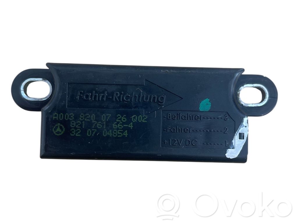Mercedes-Benz E W211 Airbag deployment crash/impact sensor 
