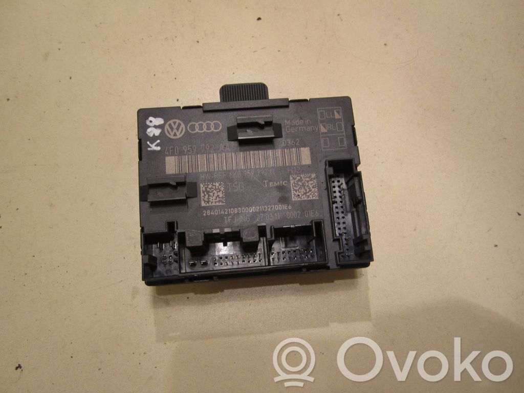 Audi A6 S6 C6 4F Door control unit/module 