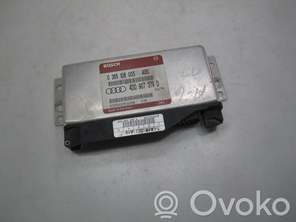 Sterownik / moduł ABS   4D0907379D,0265108005,S00801S920,DT0551941208