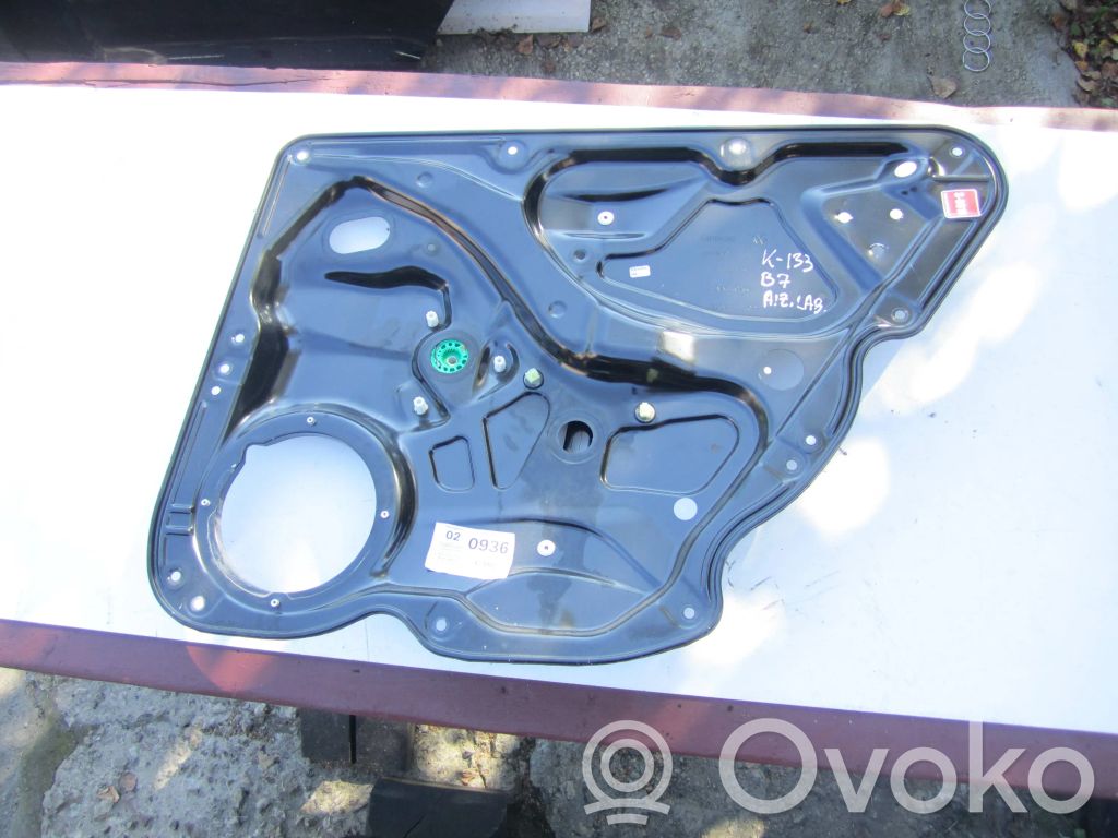 Volkswagen PASSAT B7 Mechanizm podnoszenia szyby tylnej bez silnika 
