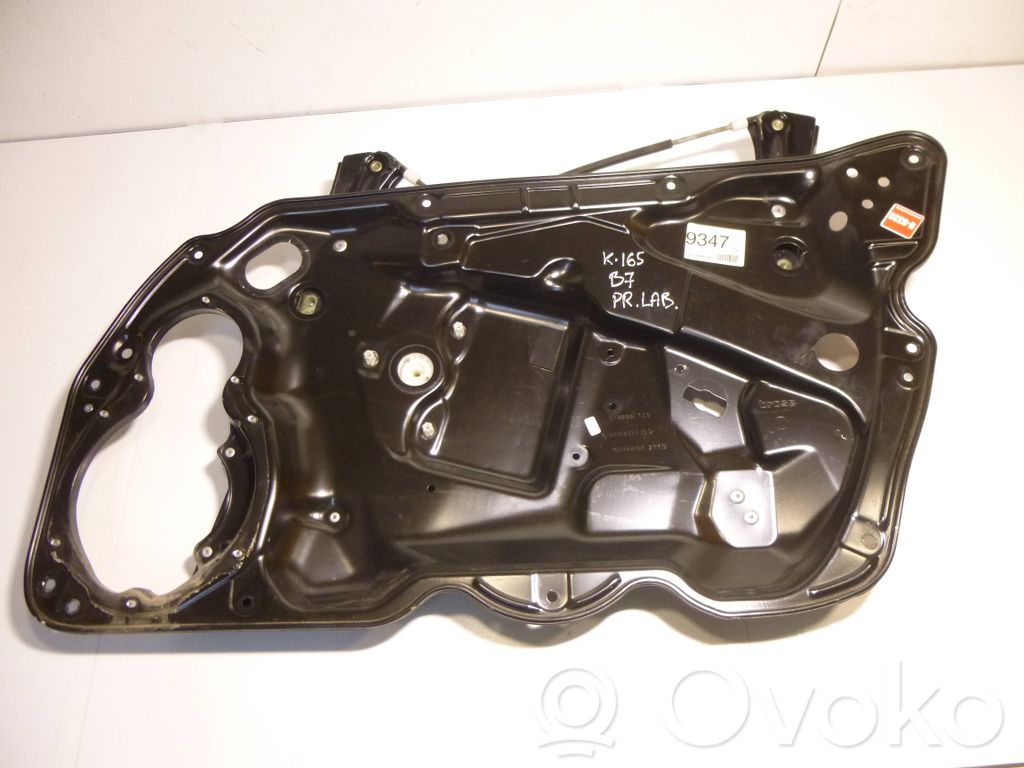 Volkswagen PASSAT B7 Front window lifting mechanism without motor 