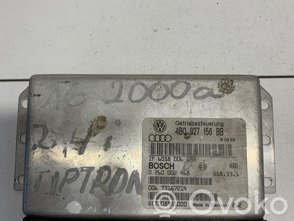 Gearbox control unit/module   4B0927156BB,73167214,0260002468,6058005035