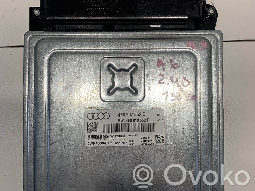 Engine control unit/module   4F0907552D,5WP45304