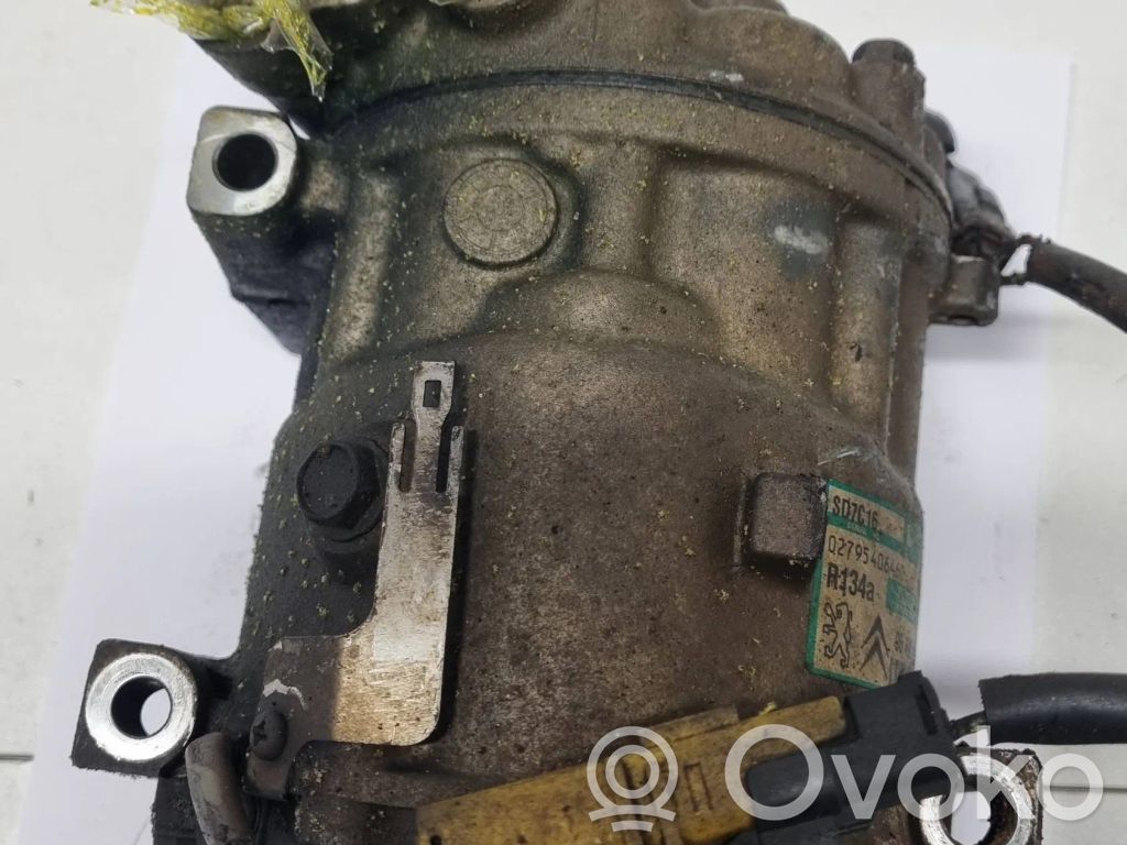 Peugeot 407 Air conditioning (A/C) compressor (pump) 