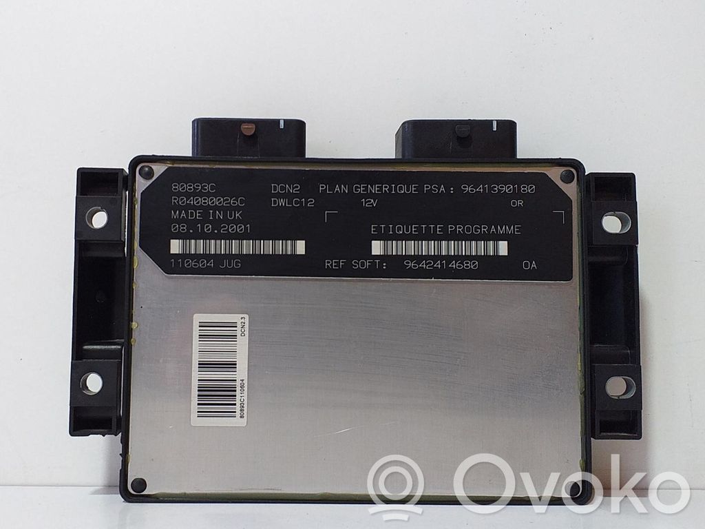 Citroen Berlingo Engine control unit/module 