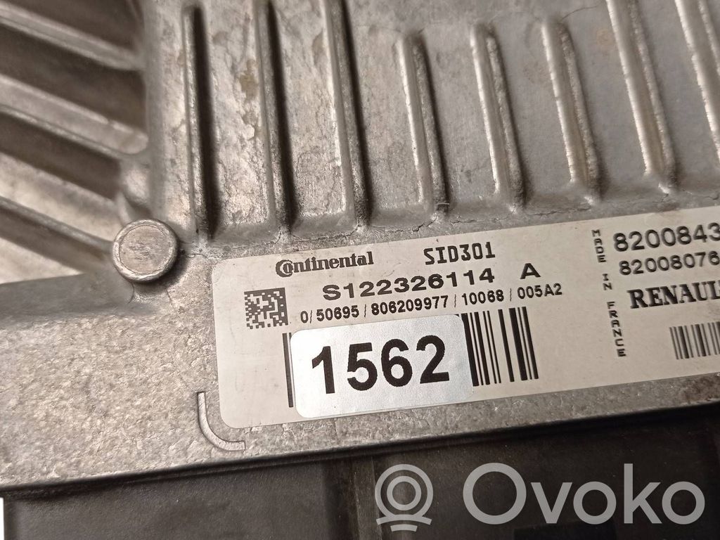 Engine control unit/module   8200807626,S122326114A,S122326114,8200843713
