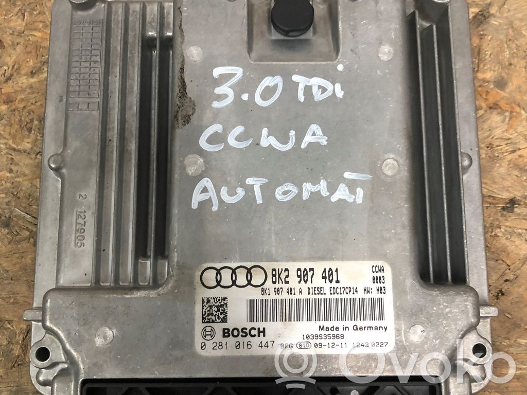 Audi A4 S4 B8 8K Engine control unit/module 