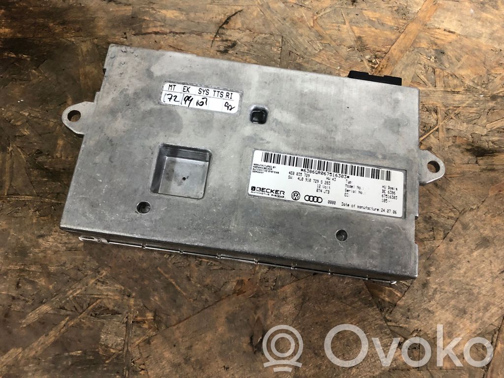 Unidad de control MMI   4E0035729,4L0910729S