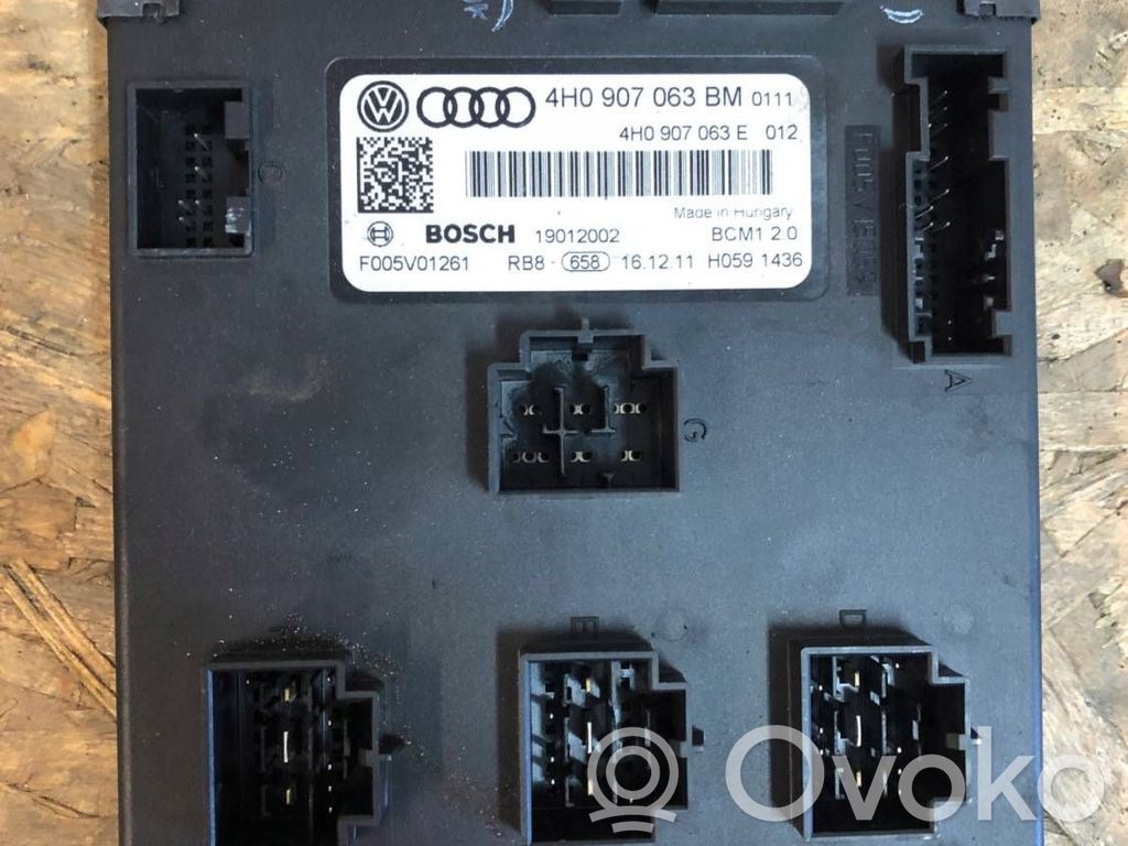 Audi A6 S6 C7 4G Mukavuusmoduuli 