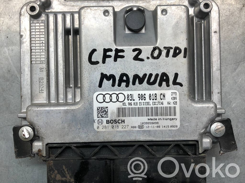 Audi Q3 8U Engine control unit/module 