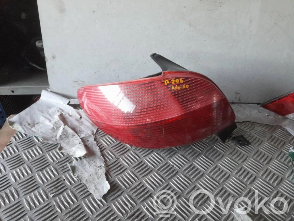 Peugeot 206+ Lampa tylna 