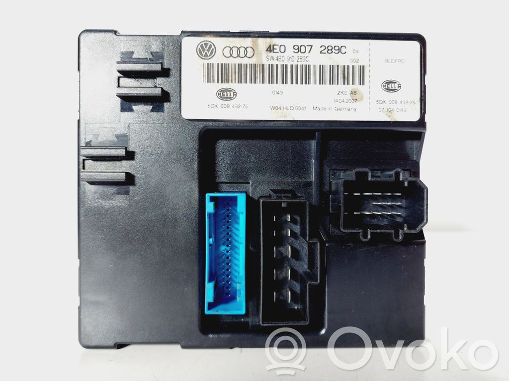 Comfort/convenience module   4E0907289C