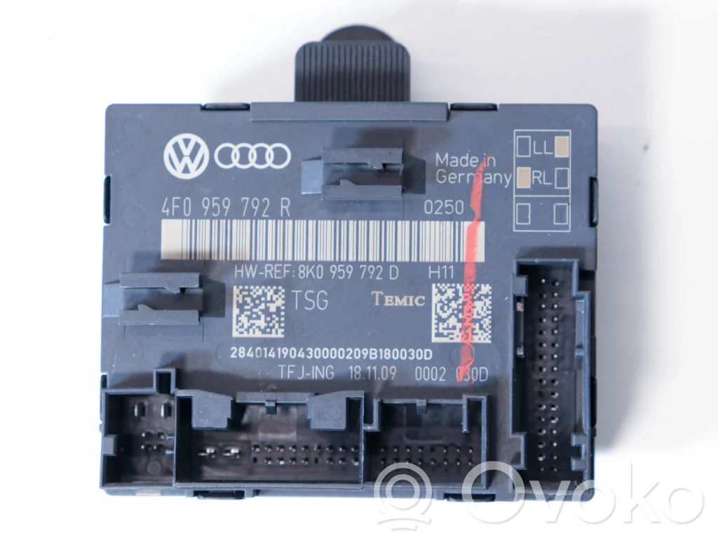 Unité de commande module de porte   4F0959792R