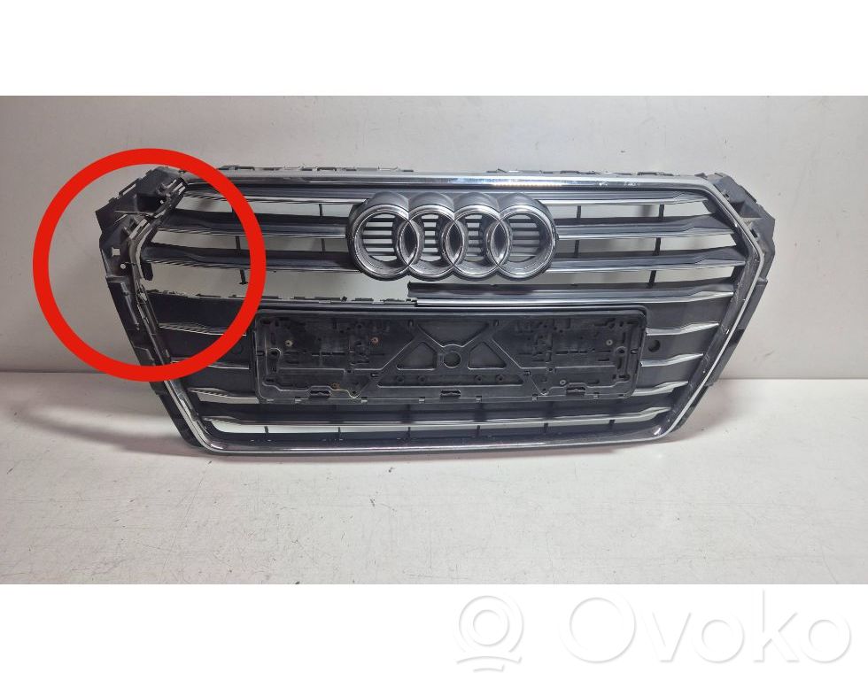 Audi A4 S4 B9 Maskownica / Grill / Atrapa górna chłodnicy 