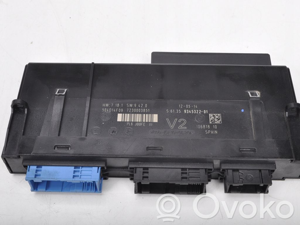 Central body control module   9345322