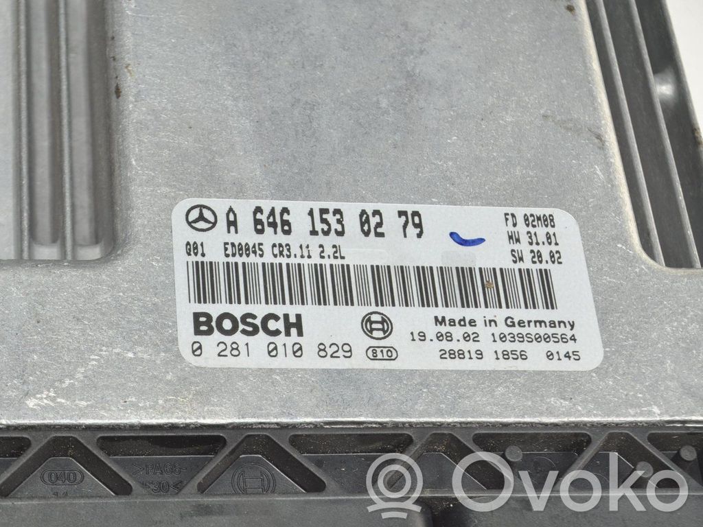 Mercedes-Benz E W211 Galios (ECU) modulis 
