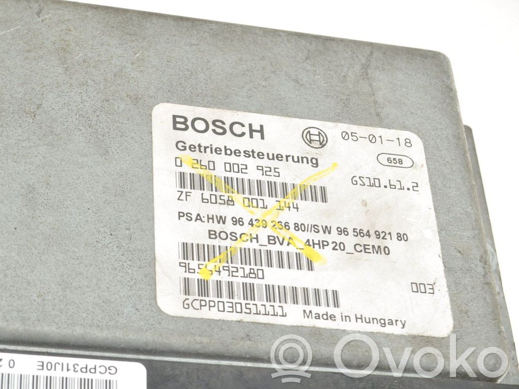 Peugeot 607 Gearbox control unit/module 